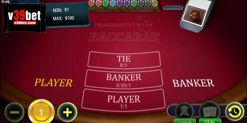 Baccarat luôn nằm trong top những trò chơi được yêu thích nhất tại 39bet.