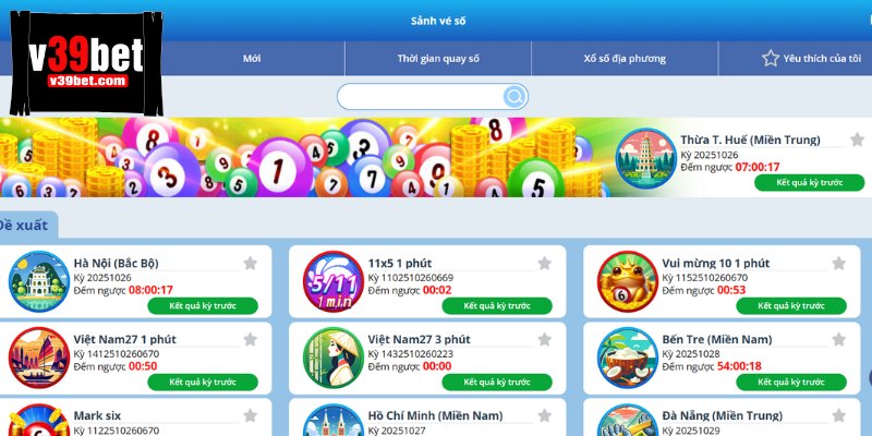 Lý do nên chọn chơi xổ số tại nhà cái 39BET